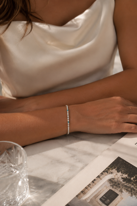 Celeste Tennis Bracelet