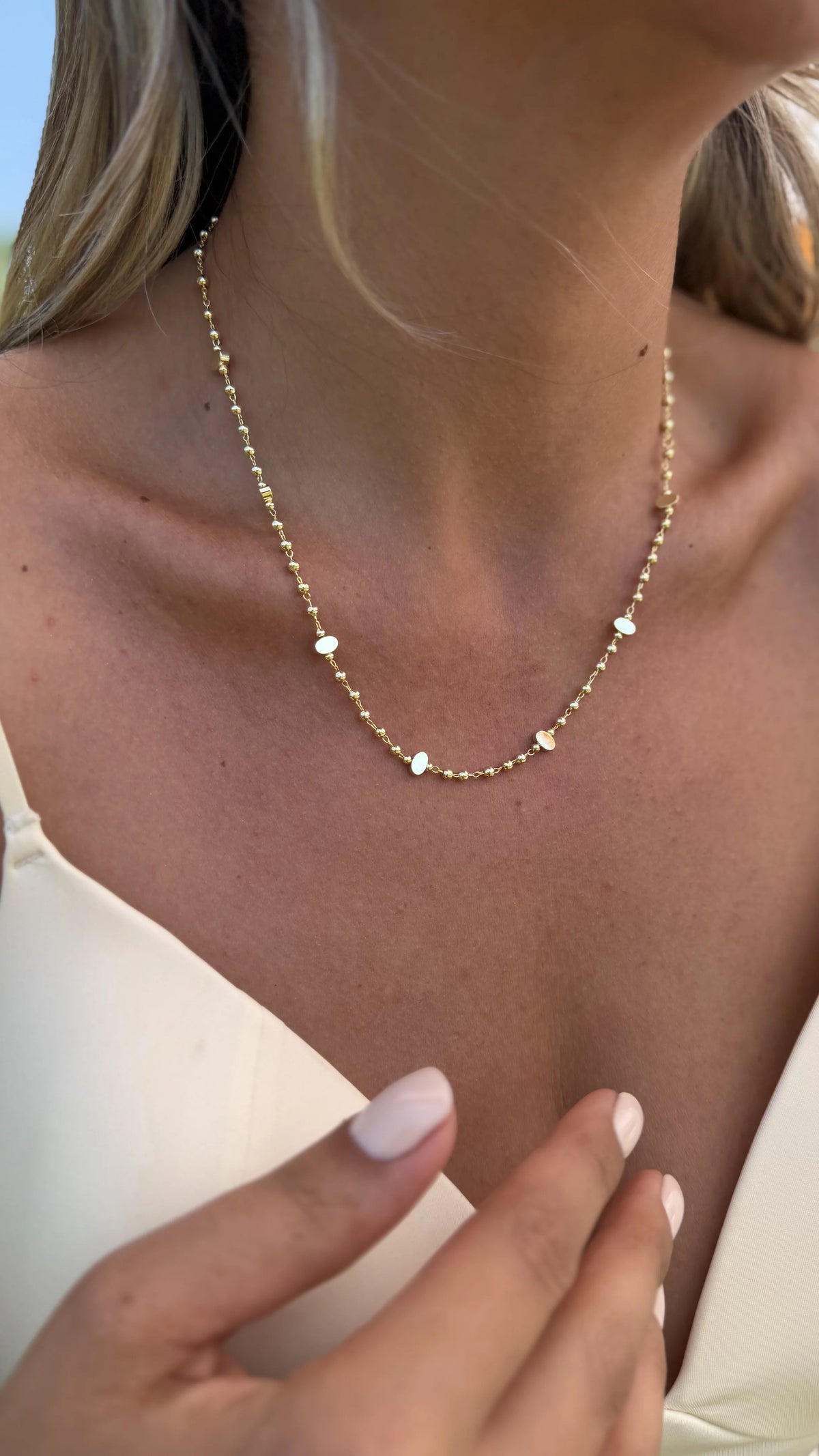 Luna Disc Necklace